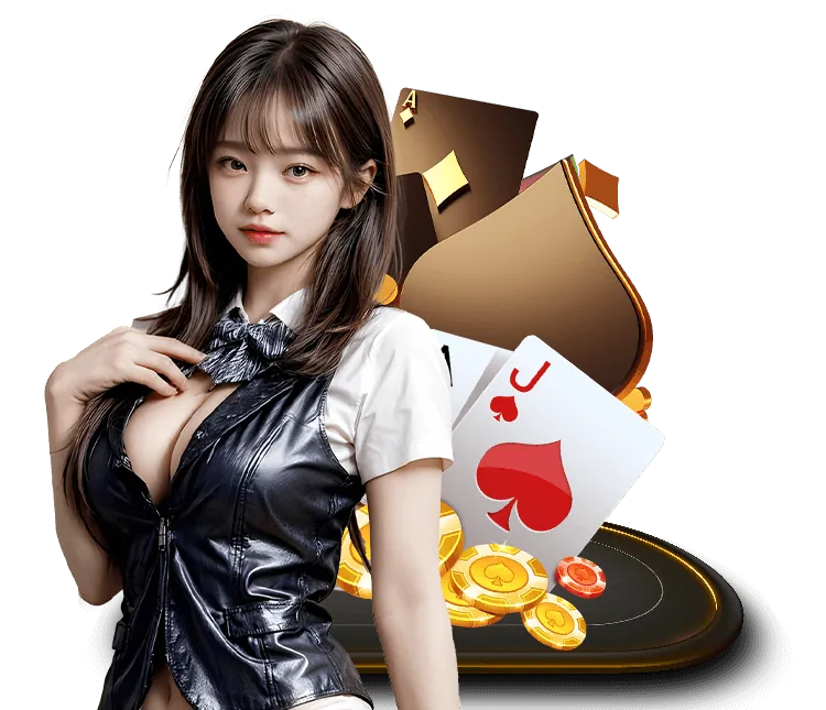 Trò chơi sòng bạc trực tiếp với dealer xinh đẹp